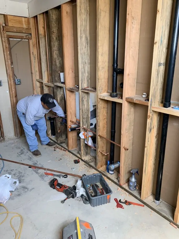 Commercial rough-in plumbing for Commercial Plumbing in Courtland Park